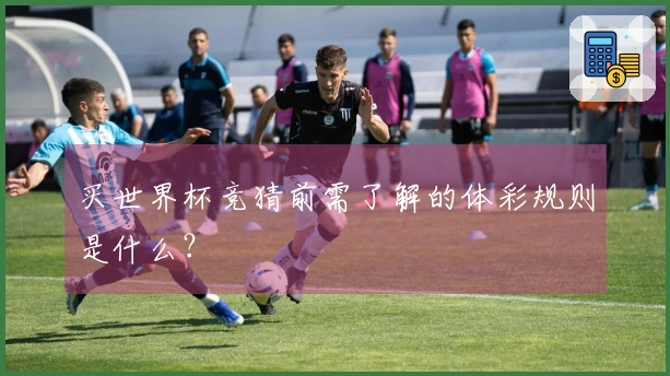 买世界杯竞猜前需了解的体彩规则是什么？