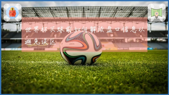 世界杯买球前如何解读盘口信息以避免误区